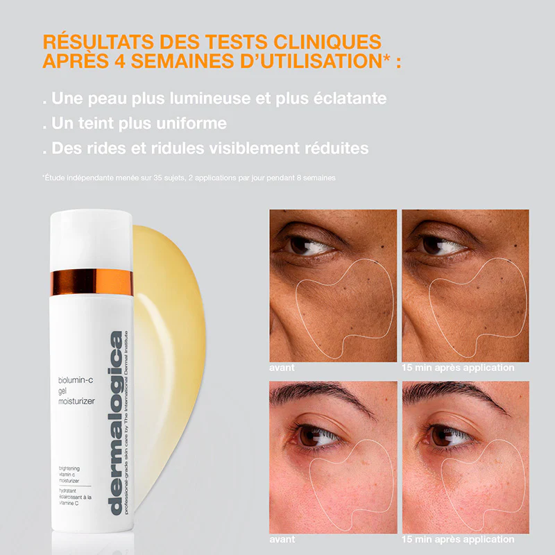 biolumin-c gel moisturizer | crème hydratant éclat vitamine C et acide hyaluronique - Image 4