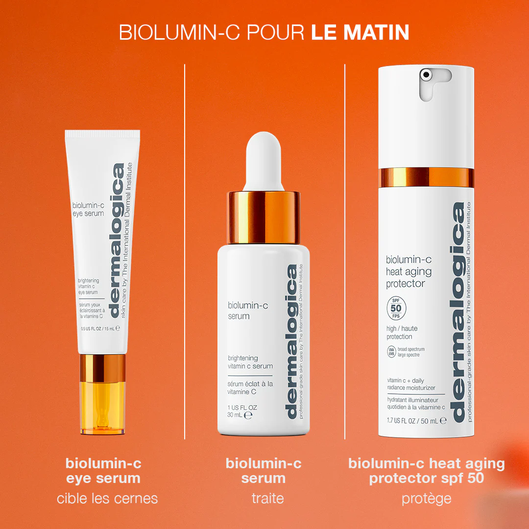 biolumin-c heat aging protector spf 50 | hydratant éclat protecteur à la vitamine c - Image 9