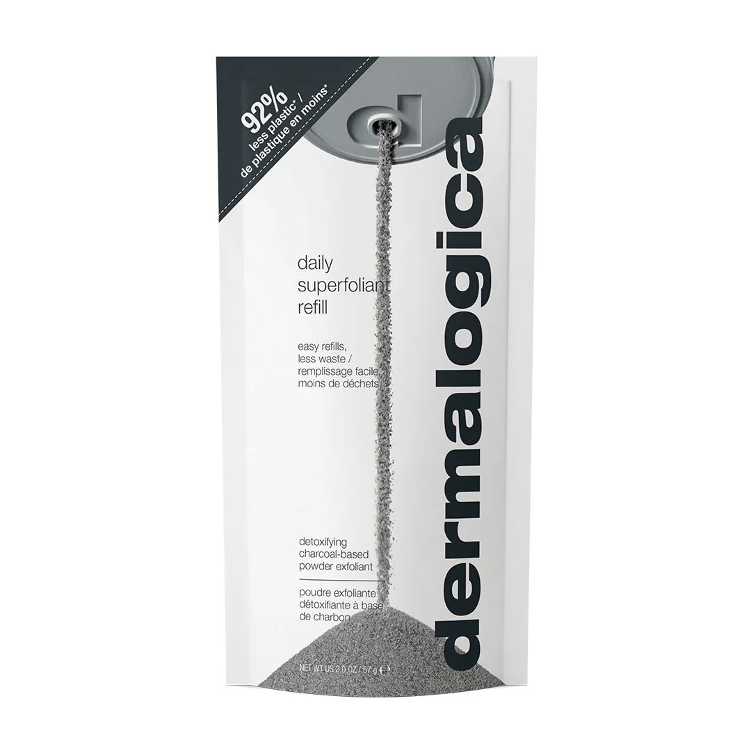 poudre exfoliante Daily Superfoliant | Exfoliant visage détoxifiant anti-pollution peaux mixtes - Image 7